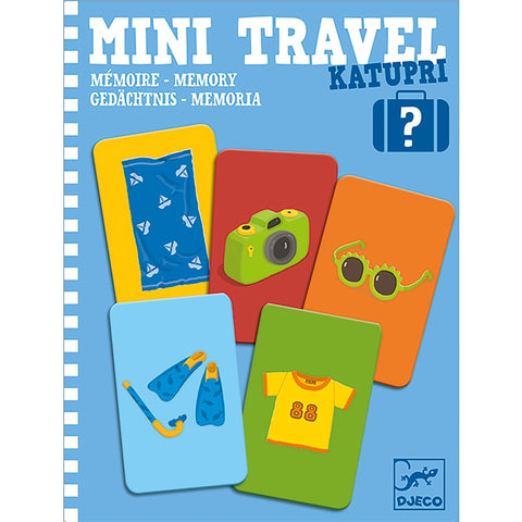 Djeco: Mini utazó játék - Memória - Katupri, kártyajáték gyerekeknek a Piknik Shop-ban
