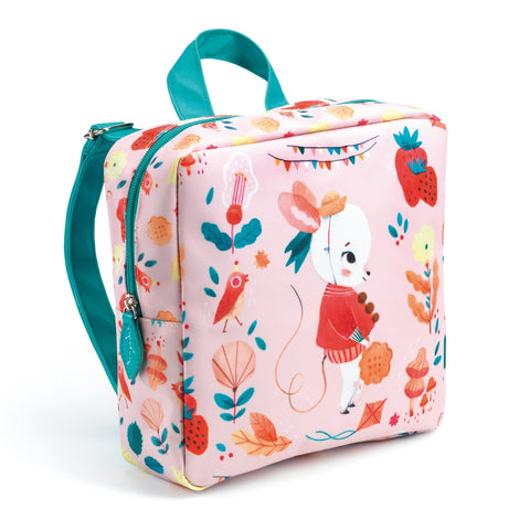 Djeco: Óvodás táska - Egérke - Mouse, ovis hátizsák a Piknik Shop-ban